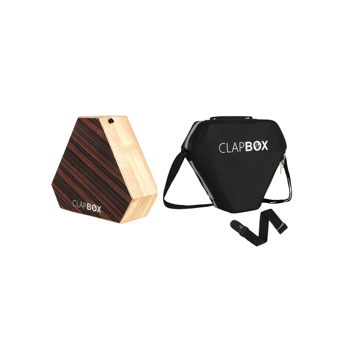 Clapbox Flow Cajon Drum - Three Internal Snares with Bonus Features | Most Popular Cajon
