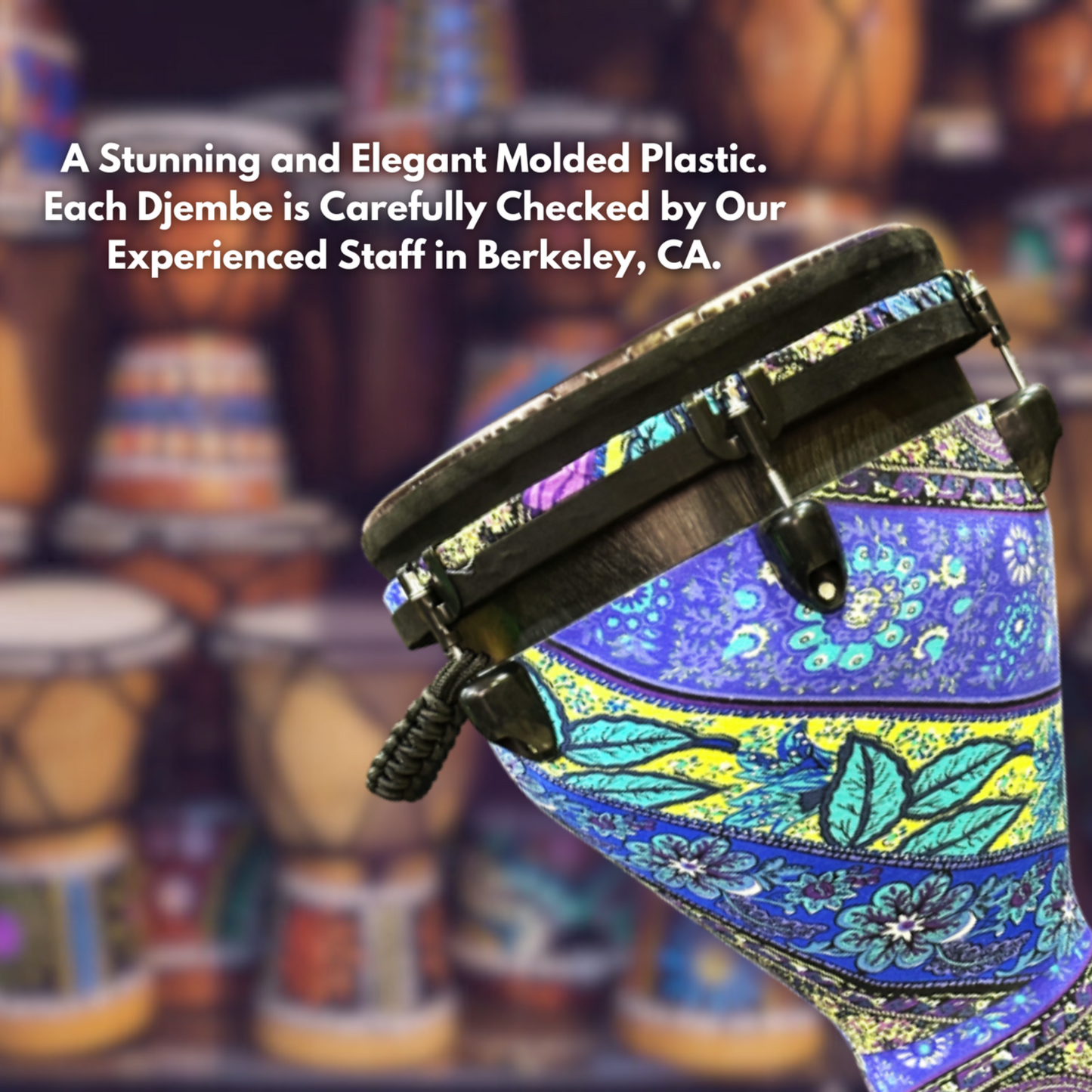 Djembe Drum 12 Inch Head with Complimentary Djembe Bag and Allen Wrench