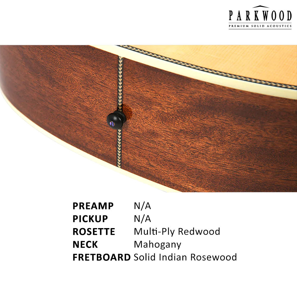 Parkwood Concert Acoustic Guitar P630