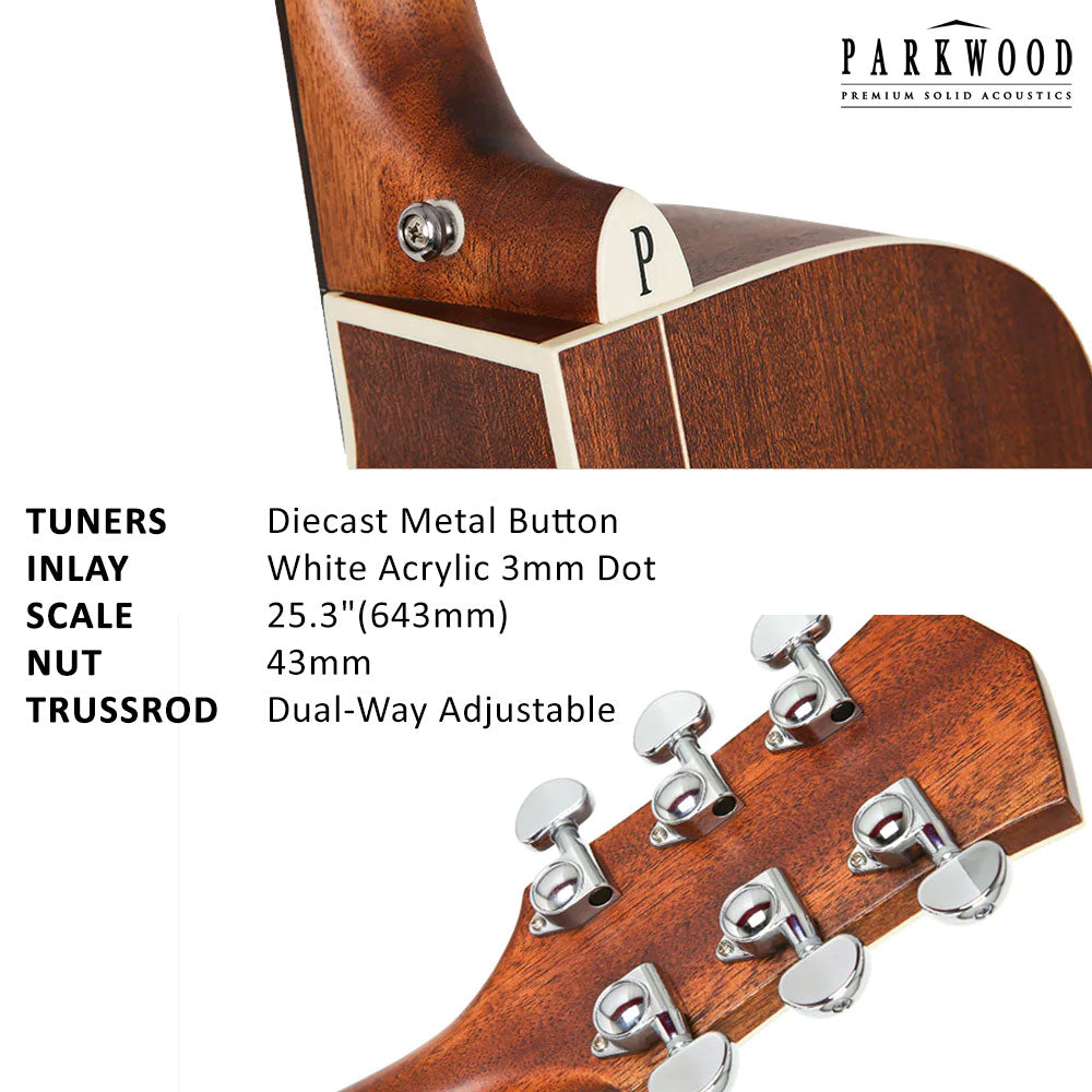 Parkwood Dreadnought Acoustic Guitar S21 GT